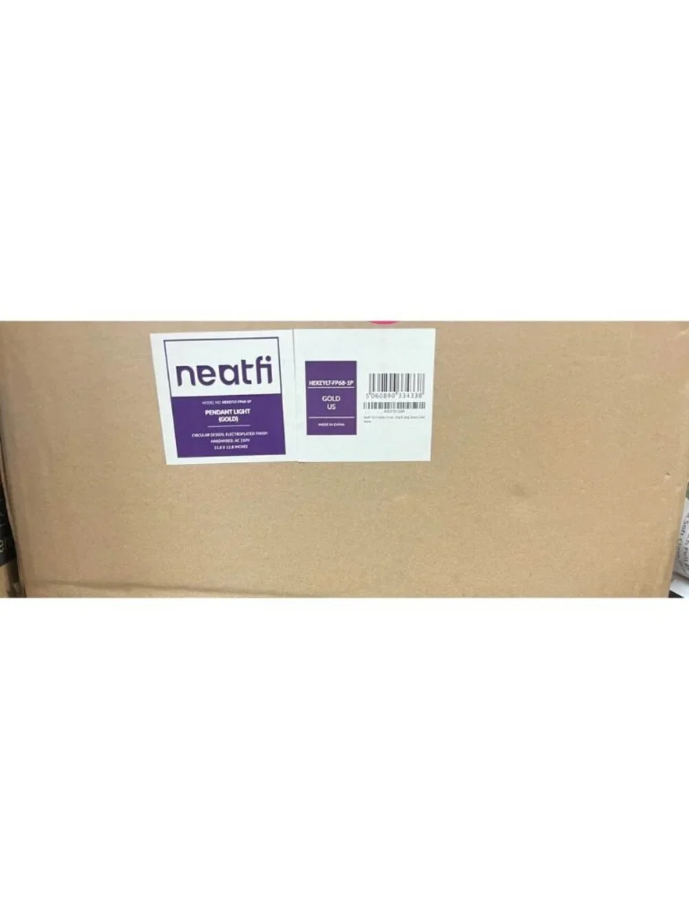 NEW! Neatfi Circular Pendant Light Sophisticated Modern Single Ceiling Hanging